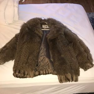 Bloomingdales northern lights fur coat (vintage)